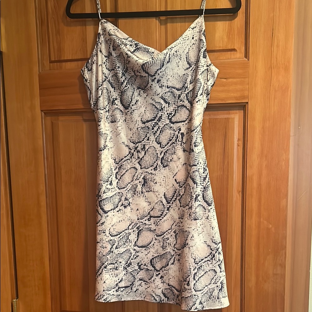 Snake Print Dress